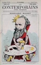 Edouard Manet, King of the Impressionists, cover illustration from 